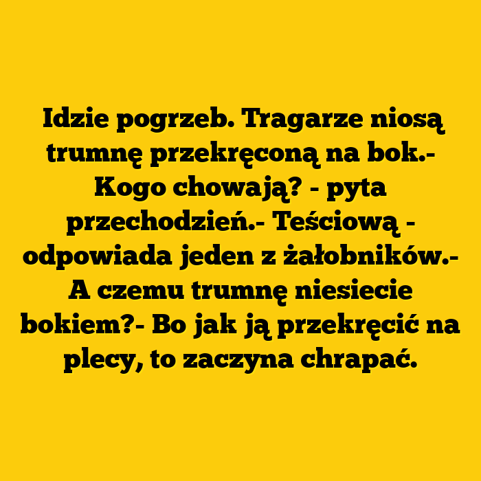 Chrapiąca teściowa