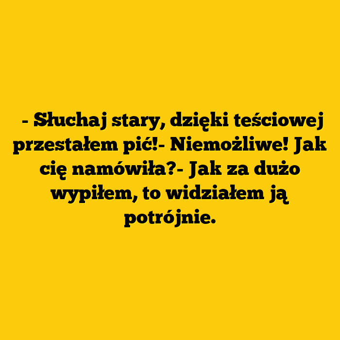 Dzięki teściowej