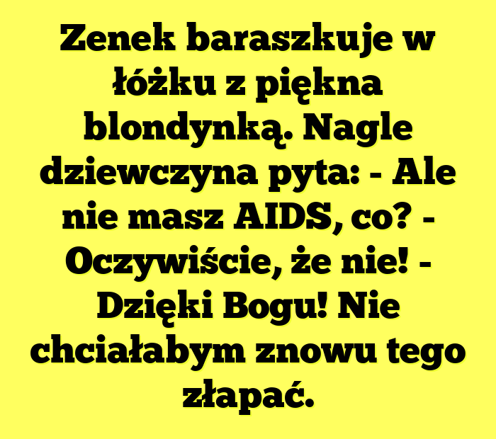 Zenek i blondynka 700x620